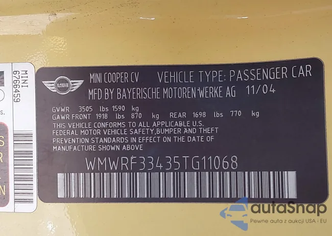 WMWRF33435TG11068: 42346035