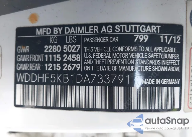 WDDHF5KB1DA733791: 42347278