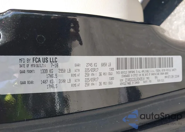 2C4RDGCG9JR343510: 42347333