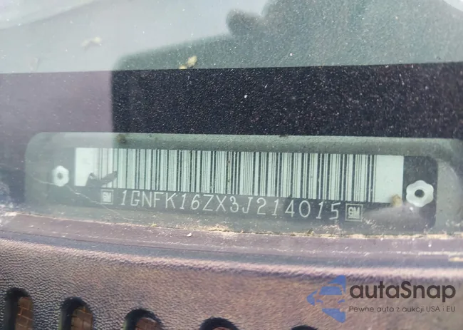 1GNFK16ZX3J214015: 42347354