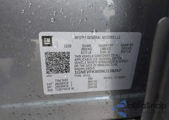 1GNEVFKW5MJ138247: 42347734