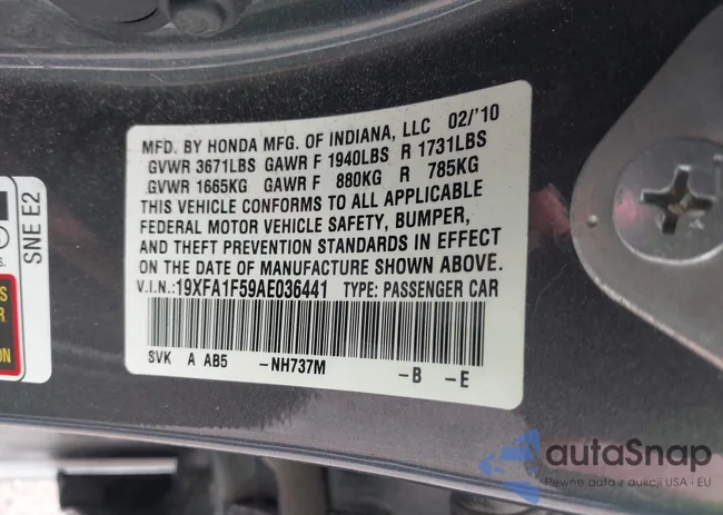 19XFA1F59AE036441: 42346953