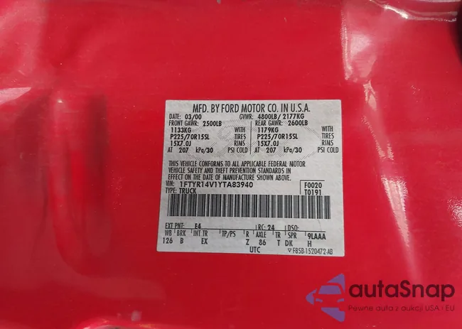 1FTYR14V1YTA83940: 42348231