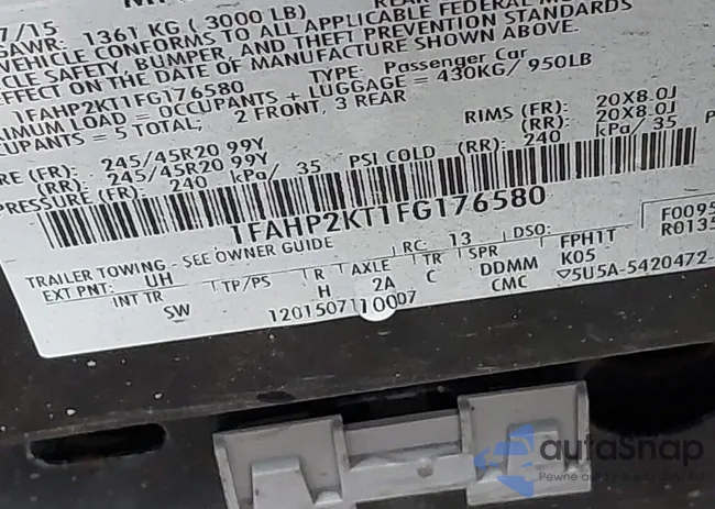 1FAHP2KT1FG176580: 42348310