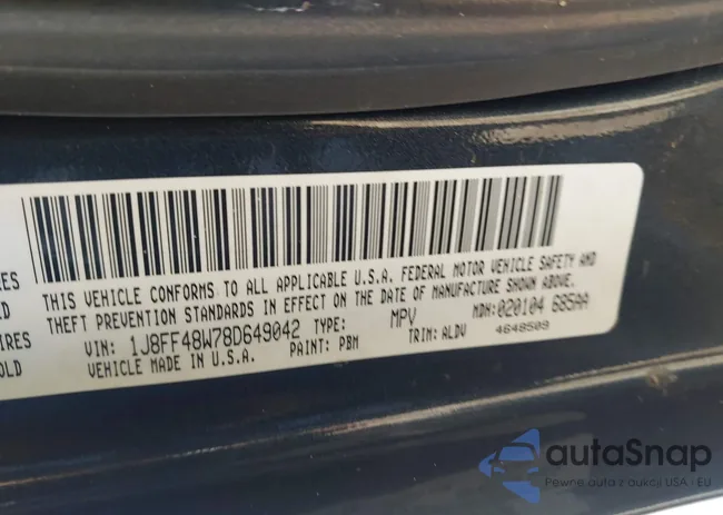 1J8FF48W78D649042: 42348358