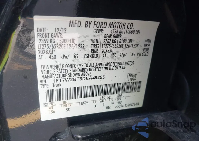 1FT7W2BT6DEA48255: 42348411