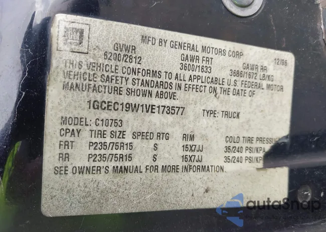 1GCEC19W1VE173577: 42348503