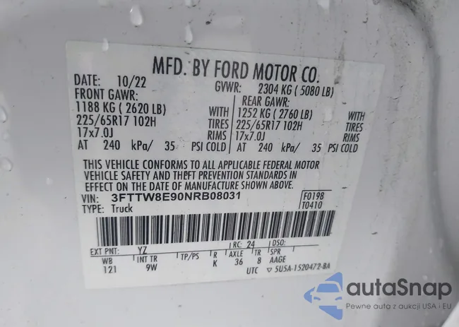 3FTTW8E90NRB08031: 42348608