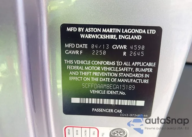 SCFFDAAM8EGA15189: 42348626