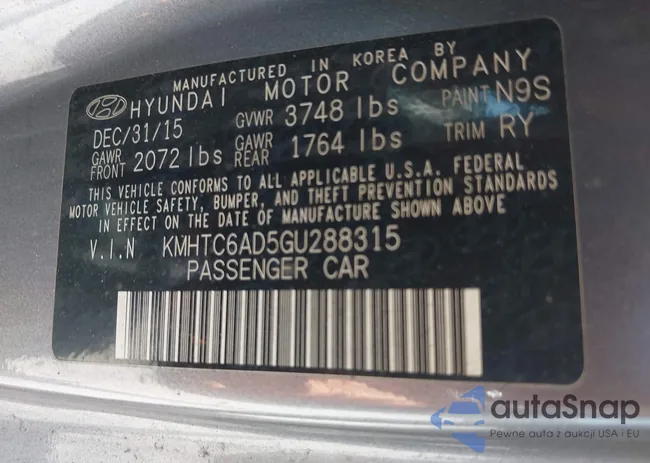 KMHTC6AD5GU288315: 42348717