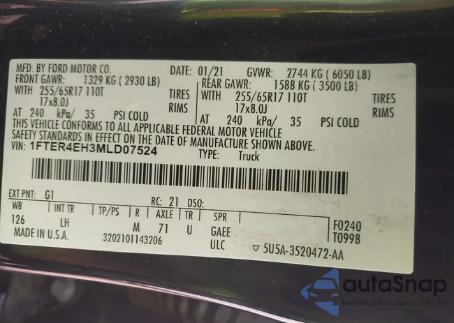 1FTER4EH3MLD07524: 42347786