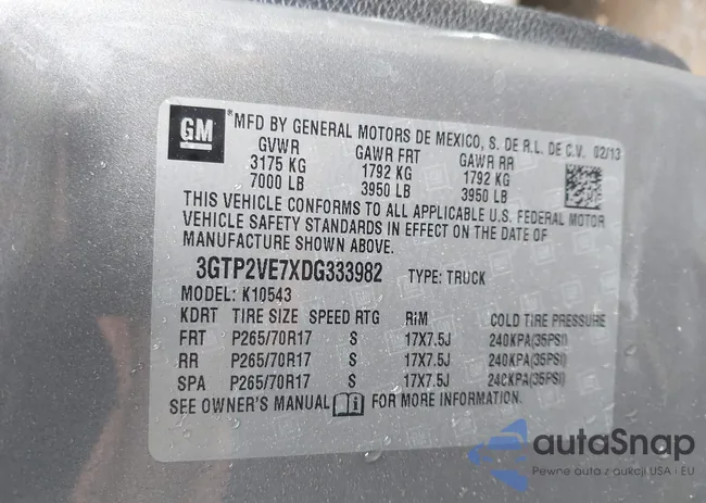 3GTP2VE7XDG333982: 42348055