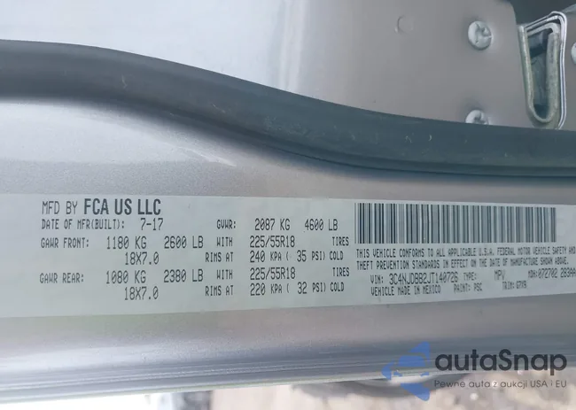 3C4NJDBB2JT140726: 42349231