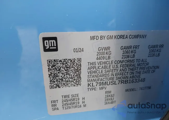 KL79MUSL7RB163348: 42349234