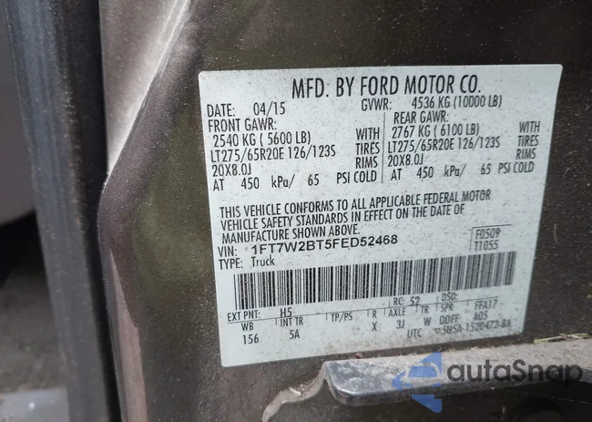 1FT7W2BT5FED52468: 42349429