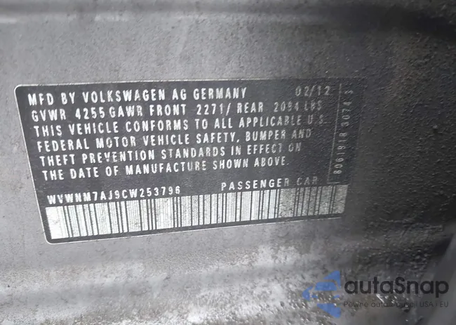 WVWNM7AJ9CW253796: 42349448