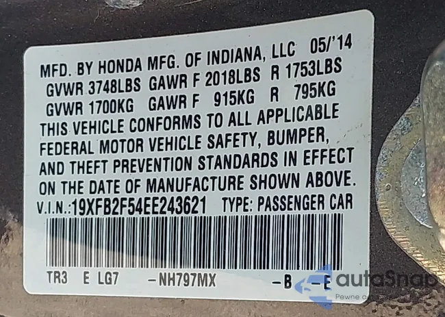 19XFB2F54EE243621: 42349531