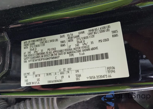 1FTEW1EPXGKF95907: 42348774