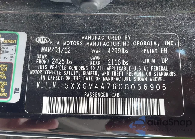 5XXGM4A76CG056906: 42348795