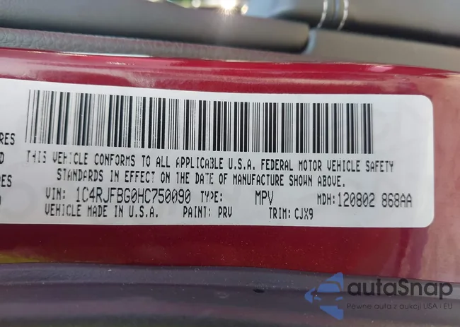 1C4RJFBG0HC750090: 42349110