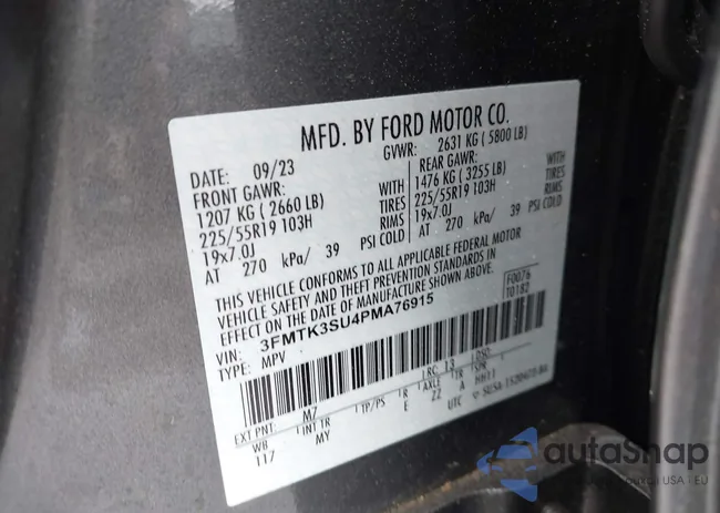 3FMTK3SU4PMA76915: 42350153