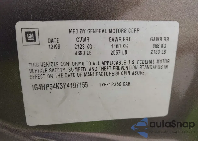 1G4HP54K3Y4197155: 42350480