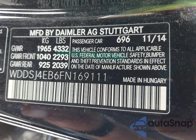 WDDSJ4EB6FN169111: 42349800