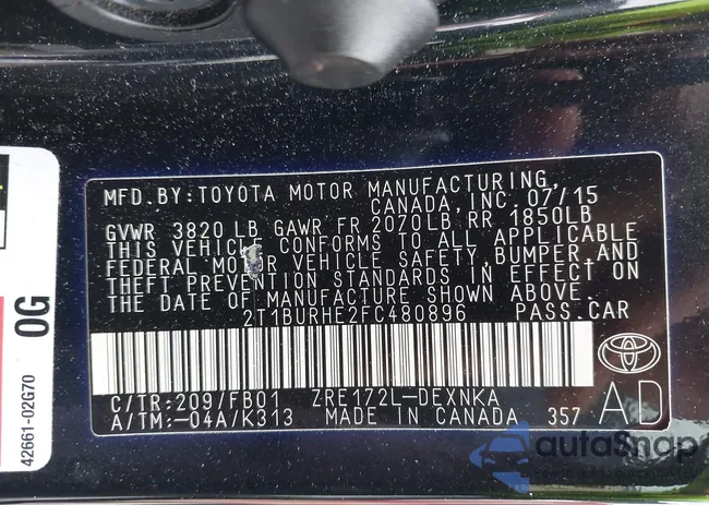 2T1BURHE2FC480896: 42351161