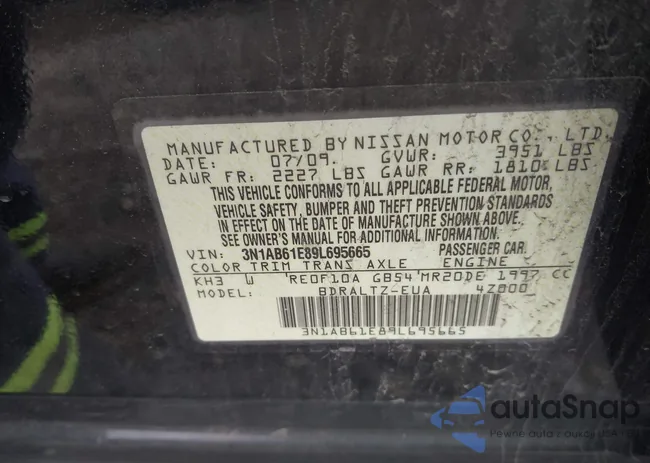 3N1AB61E89L695665: 42351202