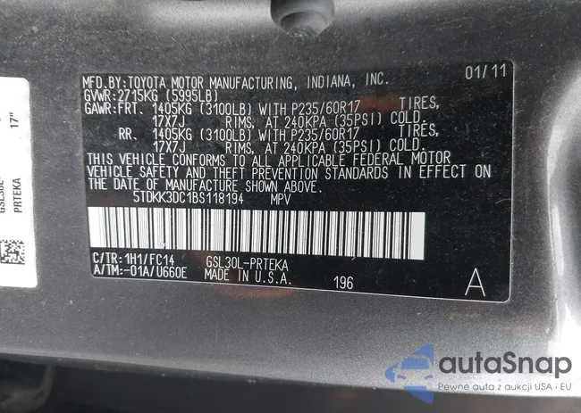 5TDKK3DC1BS118194: 42351316