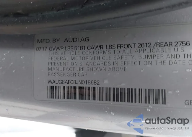 WAUG8AFC8JN018682: 42351361