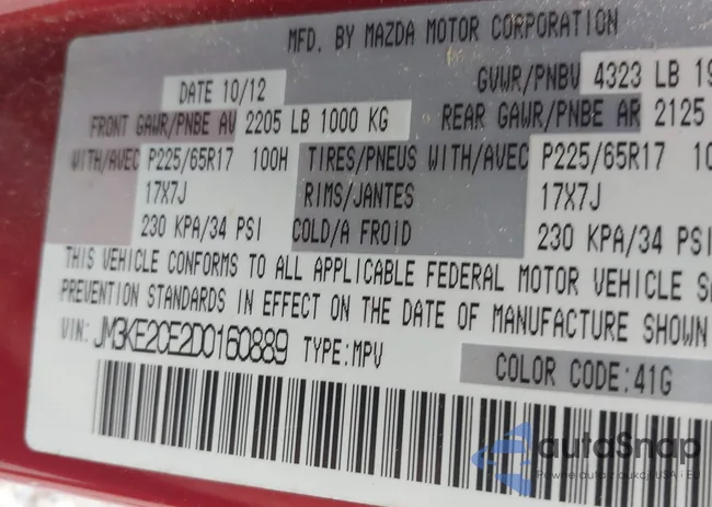 JM3KE2CE2D0160889: 42351449