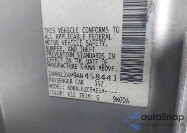 1N4AL2AP9AN458441: 42351579