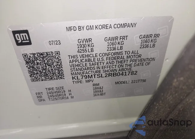 KL79MTSL2RB041782: 42351664