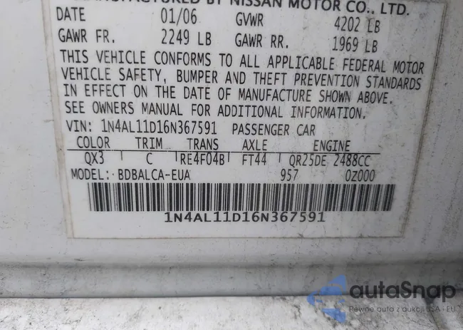 1N4AL11D16N367591: 42350978