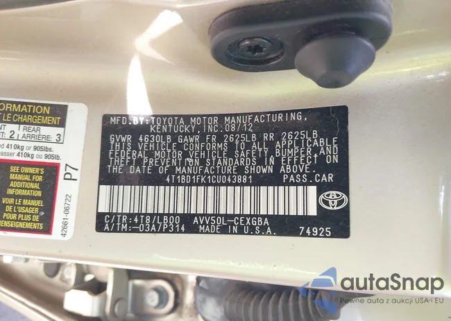 4T1BD1FK1CU043881: 42352219