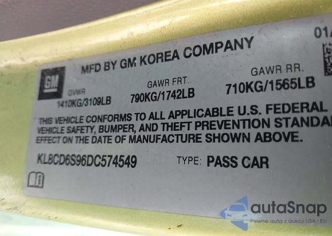 KL8CD6S96DC574549: 42352468