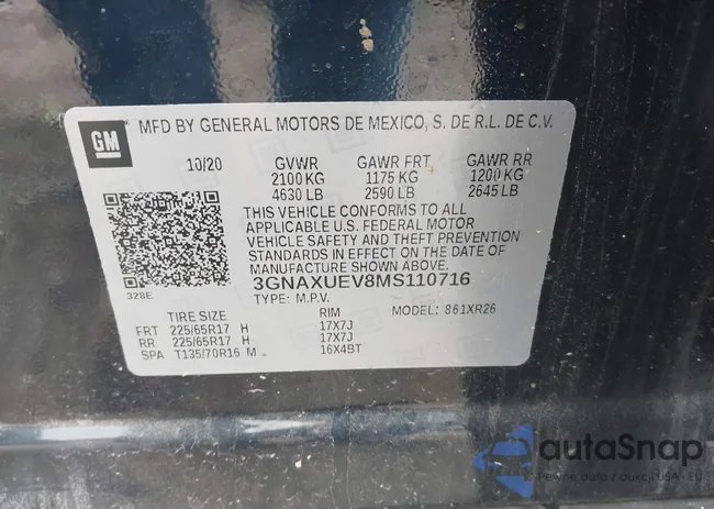 3GNAXUEV8MS110716: 42351930