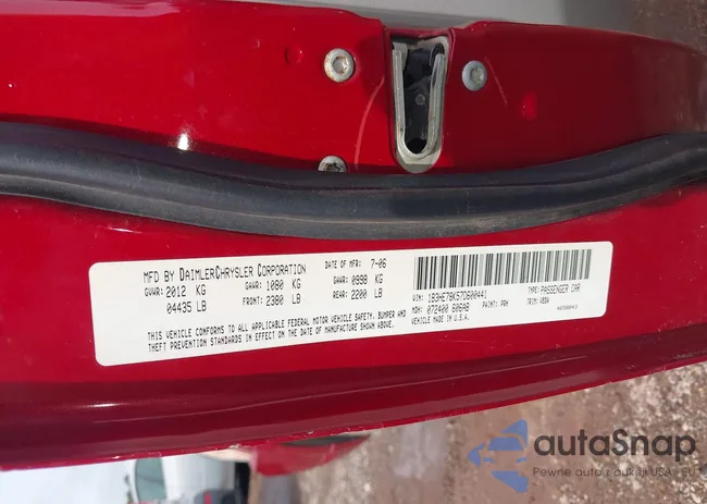 1B3HE78K57D600441: 42353424