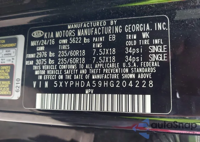 5XYPHDA59HG204228: 42353598