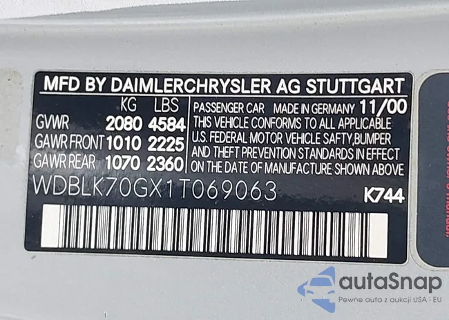 WDBLK70GX1T069063: 42353619