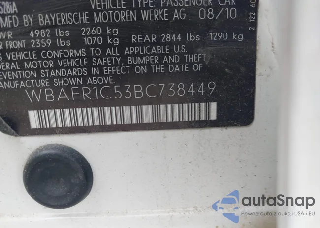 WBAFR1C53BC738449: 42353689