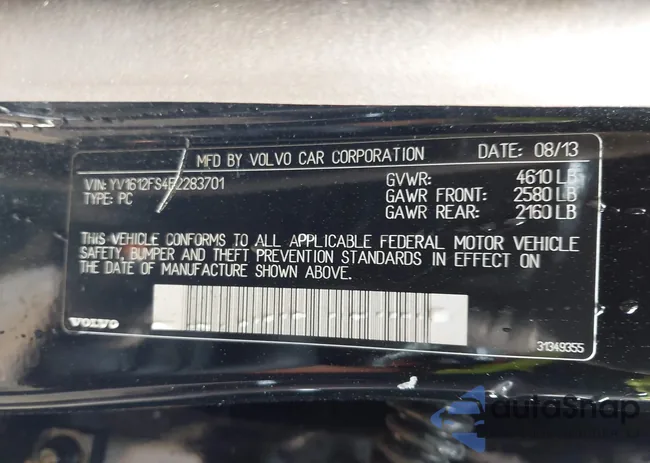 YV1612FS4E2283701: 42352746