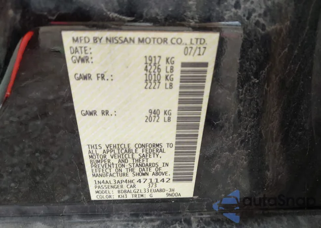 1N4AL3AP4HC471142: 42352846