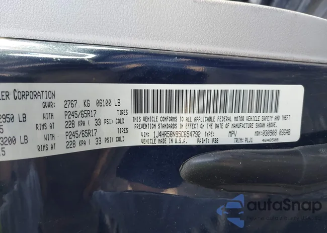 1J4HR58N95C654792: 42354250