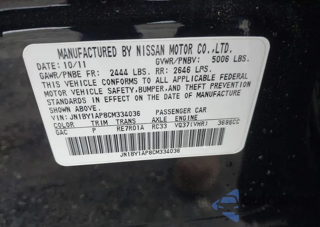 JN1BY1AP8CM334036: 42354293