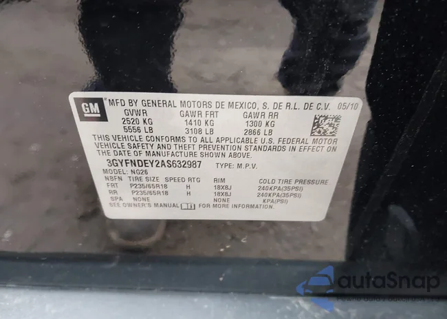 3GYFNDEY2AS632987: 42354453