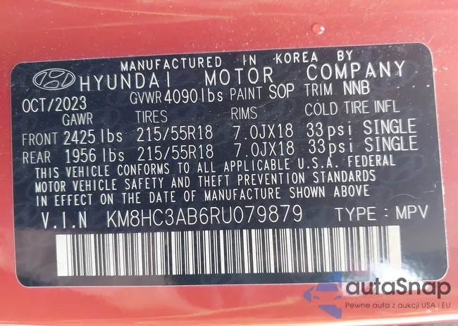 KM8HC3AB6RU079879: 42354706