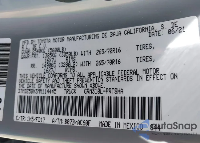 3TMDZ5BN3MM114445: 42353869