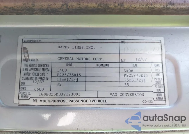 1GBEG25K8J7123095: 42355125